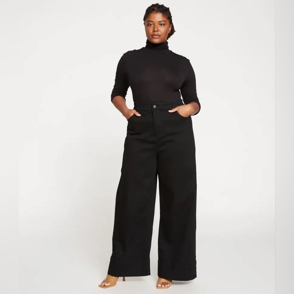NWT Universal Standard Carrie High Rise Wide Leg Jeans
Black $138 usd Stretch - Picture 1 of 14